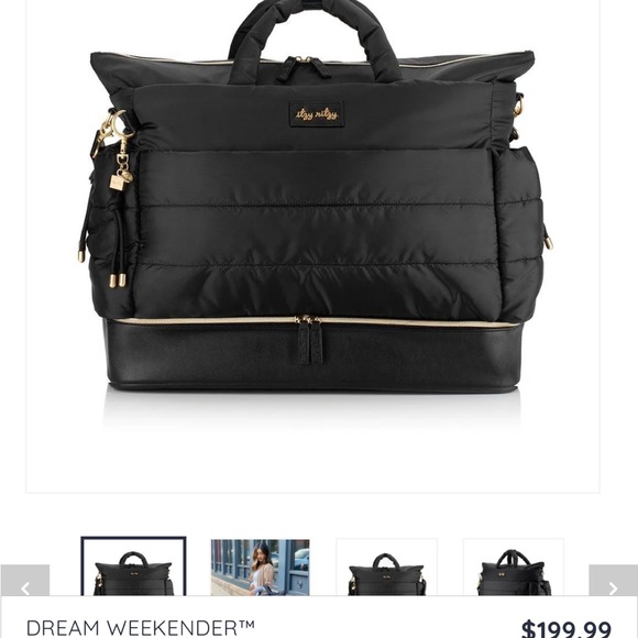Itzy Ritzy diaper bag/weekender bag.